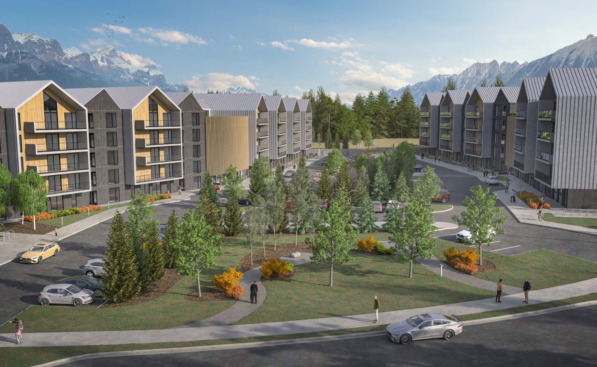 Aerial view of Montera Apartments